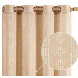 Textured Beige Grommet Curtain Panel - Retail: $35 Textured Beige Grommet Curtain Panel - Retail: $35