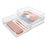 Clear Acrylic Drawer Organizer Set - 3 Pieces - Retail: $15 Clear Acrylic Drawer Organizer Set - 3 Pieces - Retail: $15