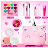 Unicorn Themed Kids Makeup Kit with Plush Case - Retail: $15 Unicorn Themed Kids Makeup Kit with Plush Case - Retail: $15
