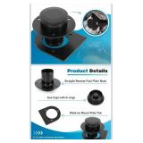 Aluminum Remote Fuel Filler Neck Kit with Cap - Retail: $35 Aluminum Remote Fuel Filler Neck Kit with Cap - Retail: $35