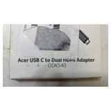 Acer USB-C to Dual HDMI Adapter ODK540 - Retail: $45 Acer USB-C to Dual HDMI Adapter ODK540 - Retail: $45