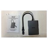Acer USB-C to Dual HDMI Adapter ODK540 - Retail: $45 Acer USB-C to Dual HDMI Adapter ODK540 - Retail: $45