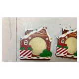 Gingerbread House Picture Frame Holiday Ornaments - Retail: $18 Gingerbread House Picture Frame Holiday Ornaments - Retail: $18