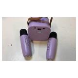 IROO Purple Kids Karaoke Machine with LED Lights - Retail: $25 IROO Purple Kids Karaoke Machine with LED Lights - Retail: $25