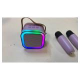IROO Purple Kids Karaoke Machine with LED Lights - Retail: $25 IROO Purple Kids Karaoke Machine with LED Lights - Retail: $25