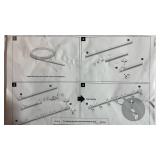 Flexible Curtain Track System with Hooks - Retail: $25 Flexible Curtain Track System with Hooks - Retail: $25