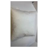 White Cotton Decorative Pillow Insert - Retail: $12 White Cotton Decorative Pillow Insert - Retail: $12