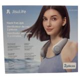 JISULIFE Neck Fan   Hands-Free, Rechargeable, Ultra-Quiet Personal Fan, 2-Pack