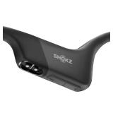 OpenRun Bone-Conduction Open-Ear Sport Headphones with Microphones in Black