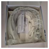 JISULIFE Portable Neck Fan, Hands-Free Bladeless, 5 Speeds, 4000 mAh Battery Operated Wearable Personal Fan, Twistable, Rechargeable, Gift for Women Men-Grey