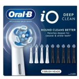 Oral-B iO Replacement Brush Heads, Deep Clean (9 Count)