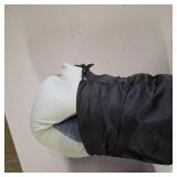 Travel Neck Pillow, Airplane Travel Neck Pillow, Cooling Fabric, 100% Pure Memory Foam for Neck Pain Relief, Ergonomic Support for Long Flight (Blue, Standard Size-(Broad Fit))