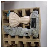 Cat Statues for Bird Bath: Outdoor Sculptures for Garden Lawn Patio Yard Balcony Porch - Unique Gifts for Mother Grandma Women