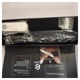 8 Inch Chef Knife, Kitchen Knife with Sharpener and Finger Guard, Professional Steel Sharp Chef