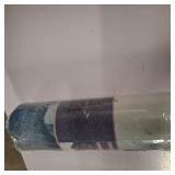 QIYI Floor Comfort Mat 1 Piece Kitchen Rug PVC Leather Waterproof Oil Proof Non Skid Laundry Ergonomic Standing Mat Anti Fatigue Foam Padded Area Doormat 17" W x 29" L - Blue White Watercolor Mountain