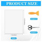 10 Pack Cat Scratch Furniture Protector, 12x16 Couch Protector from Cat Claws, No Pins Self-Adhesive Corner Protectors, Easy to Remove Anti-Scratch Furniture Covers for Fabric & Leather Sofa, Walls