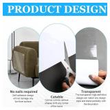 10 Pack Cat Scratch Furniture Protector, 12x16 Couch Protector from Cat Claws, No Pins Self-Adhesive Corner Protectors, Easy to Remove Anti-Scratch Furniture Covers for Fabric & Leather Sofa, Walls