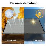 Fence Covering Outdoor Privacy Screen 5ft for Fence   Fence Privacy Screen for Balcony, Yard, Patio, Garden, Zip Ties Included Gray