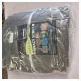 Fence Covering Outdoor Privacy Screen 5ft for Fence   Fence Privacy Screen for Balcony, Yard, Patio, Garden, Zip Ties Included Gray