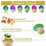 Back to School Decorations First Day of School Bannner Garland and Hanging Swirls Welcome Back to School Decor Supplies for School Classroom Game Party Favors