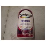 Centrum Multivitamin Tablet for Women, Multivitamin/Multimineral Supplement with Iron, Vitamin D3, B Vitamins and Antioxidant Vitamins C and E, Gluten Free, Non-GMO Ingredients - 200 Count