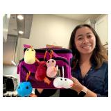 GIANT MICROBES Sick Day Themed Gift Box, School Nurse Gifts, Funny Get Well Gifts, Get Well Soon, Bag Charms, Care Package, Pediatrician Appreciation, Hilarious Get Well Package