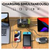 MARBERO Portable Power Station 88Wh Camping Lithium Battery Solar Generator Fast Charging with AC Outlet 120W Peak Power Bank(Solar Panel Optional) for Home Backup Outdoor Emergency RV Van Hunting