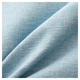 MIULEE Pack of 2 Decorative Farmhouse Linen Pillow Covers Rustic Boho Accent Outdoor Couch Throw Pillow Covers for Cushion Bed Sofa Living Room Home Decor 18x18 Inch Light Blue