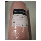 Madison Park Windom Lightweight Down Alternative Blanket with Satin Trim, Color Varies from Stock Photo