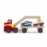 Melissa & Doug Magnetic Car Loader Interactive Toy