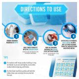 Washing Machine Cleaner Descaler 48 Pack - Value Size Deep Cleaning Tablets HE Front Loader & Top Load Washer, Septic Safe Eco-Friendly Deodorizer, Clean Inside Laundry Drum Tub Seal - 48 Count