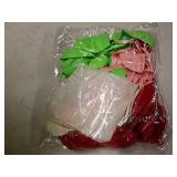 226 PCs Strawberry Birthday Party Decorations, Hombae Strawberry Supplies for Birthday Party Backdrop Balloon Garland Banner Tablecloth Plates Napkin Cup Straw Knife Fork Spoon Pink White Red