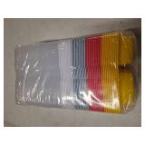 LemonRoad 40 Pcs Reusable Snack Container with Lids Double Compartment Condiment Container Small Sauce and Dip Box Grab and Go Food Storage for Snacks Sauces Travel Picnics(Pink, Blue, Yellow, White)