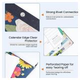 SUNEE Desk Calendar 2026 Large 22x17 from October 2025 to March 2027, Extra Large Desktop Monthly Calendar Pad 18 Months For Teacher or Family, Desk Top, Floral