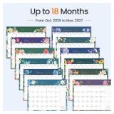 SUNEE Desk Calendar 2026 Large 22x17 from October 2025 to March 2027, Extra Large Desktop Monthly Calendar Pad 18 Months For Teacher or Family, Desk Top, Floral
