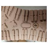 ANJOUFEMME Womens Comfy Hiking Boots-Casual Outdoor Lace up Ankle Booties Work Boots LightWeight Winter Shoes for Walking Trekking, Size: 9 - Color Varies from Stock Photo