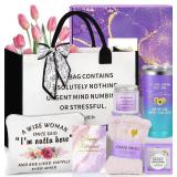 Suhctuptx Retirement Gift for Woman, 2026 Happy Retirement Gift, Funny Retired Gifts for Women for Retirees Teachers Coworker Nurses Mom Grandma Best Cool Farewell Gifts Ideas with Tote Bag Purple