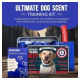 Interactive Dog Scent Training Kit Fun - Nose Work for Dogs, Hide and Seek Dog Toys, Enhance Dog Brain Games, Nose Scent work Games for All Ages Dog, Dog Scent Training Box, Scent Work Kit for Dogs