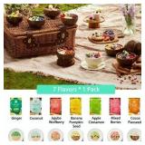 SUNGIVEN High Protein Overnight Oats Meals Low Sugar with Superfoods Health Snacks Breakfast Cereal 7 Flavors 7-Packs 18.5oz