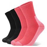 16 PAIRS Merino Wool Warm Socks for Women, Hiking Cozy Thermal Crew Boot Socks for Winter And Christmas Gifts