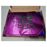 Sweetude 12 Pcs Christian Easter Gift Bags Bulk Non Woven Jesus Loves You Bags 7.87 x 10.24 x 3.94 in Colorful Religious Church Gift