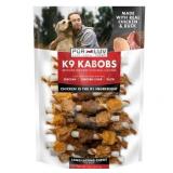 PUR LUV K9 Kabobs Triple Flavor Stick Treats for Dogs, 12 Ounces