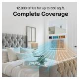 Ktaxon WiFi Enabled 12000 BTU Heat And Cool Window Air Conditioner With Wifi Controls