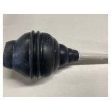 Korky BeehiveMAX Hideaway - Heavy Duty Toilet Plunger - Drip Free Carry - Seals All Bowl Shapes   Powerful Clog Removal, No Holder - Plunger only