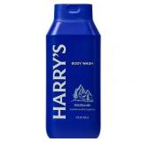 3 BOTTLES - of Harrys Mens Cleansing Body Wash Wildlands 18 fl oz