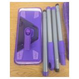 Microfiber Mops for Floor Cleaning - BPAWA Flat Floor Mop with 3 Reusable Washable Pads fit for Swiffer Powermop Kitchen Wet Dry Dust Mop for Hardwood Laminate Wood Tile Ceramic Vinyl Wall Floors