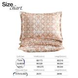 softpage Coral Blush Pink Quilt Lycell Cotton Pixel Cross Grid Twin Quilt2-Pieces Stone Washed Bedspread Coverlet Lightweight Comforter with 1 Pillow Sham