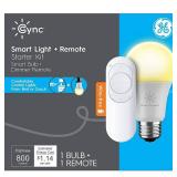 GE CYNC A19 Wire-Free Light Bulb Soft White - Retail: $42