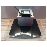 29.3 in. Wall Mount Range Hood Tempered Glass 900 CFM in Stainless Steel with LED Light and Remote Control - Retail: $399