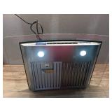 29.3 in. Wall Mount Range Hood Tempered Glass 900 CFM in Stainless Steel with LED Light and Remote Control - Retail: $399